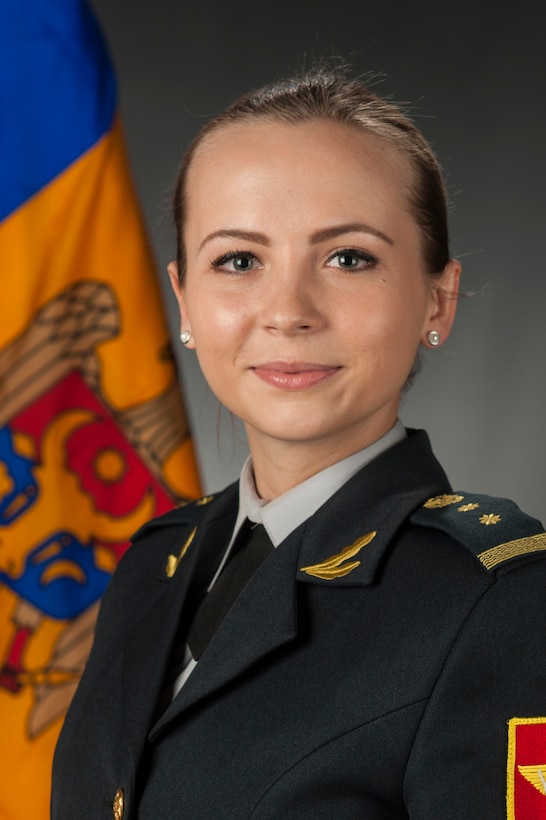 2nd Lt. Nadejda Mocan of the Moldovan army’s 22nd Peacekeeping Battalion graduated May 13 from the Public Affairs Qualification Course at the Defense Information School on Fort Meade. She said the friends she made at DINFOS were as important as the subjects she studied.