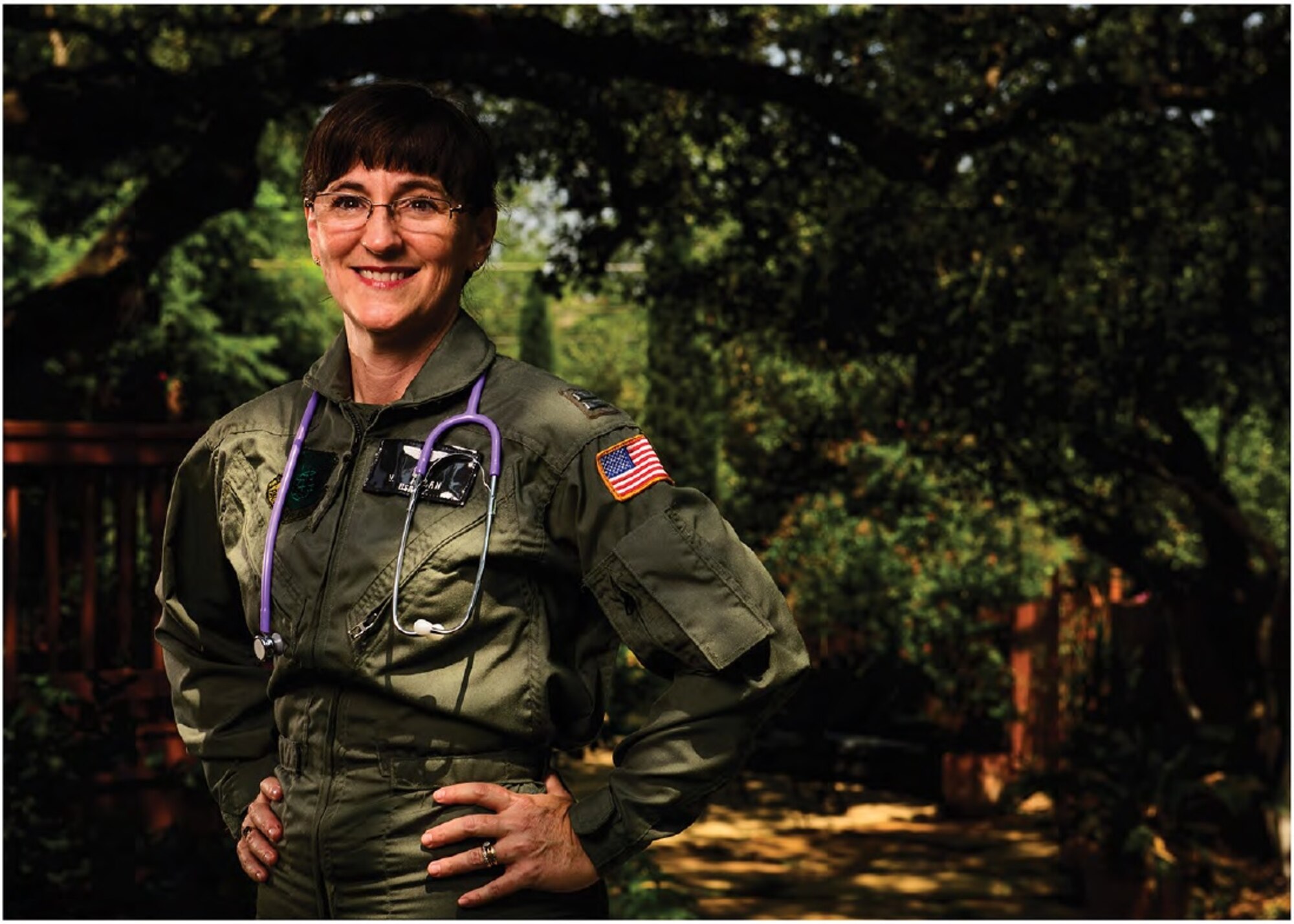 Colonel (Ret.) Venessa Hagan commissioned into the Air Force Nurse Corps, starting her career in the neonatal intensive care unit at Wilford Hall Ambulatory Surgical Center on Lackland Air Force Base in San Antonio, Texas. (U.S. Air Force photo by Airman 1st Class David Cooper)