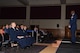 Retired U.S. Air Force Lt. Gen. Ronnie Hawkins Jr., Angelo State University Department of Security Studies and Criminal Justice professor and guest speaker, speaks about the importance of the Oath of Office during the Air Force ROTC Detachment 847 commissioning ceremony at ASU’s C. J. Davidson Conference Center, May 13, 2016. Four cadets commissioned into the Air Force during the ceremony. (U.S. Air Force photo by Staff Sgt. Laura R. McFarlane/Released)