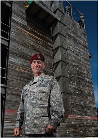 Colonel (Ret.) Kenneth Rodriguez received his commission from the Air Force Academy in 1980 and began his career as an aircraft maintenance officer. (U.S. Air Force photo by Airman 1st Class Jeffrey Parkinson)