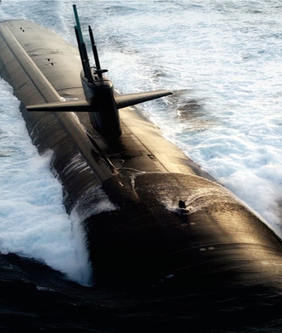 U.S. Navy SSBN surfaces