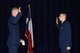 U.S. Air Force 2nd Lt. Dylan Meador, Angelo State University alumni, administers the Oath of Office to 2nd Lt. Matthew Cornman during the Air Force ROTC Detachment 847 commissioning ceremony at ASU's C. J. Davidson Conference Center, May 13, 2016. The Oath is a commitment to support and defend the Constitution of the United States. (U.S. Air Force photo by Staff Sgt. Laura R. McFarlane/Released)