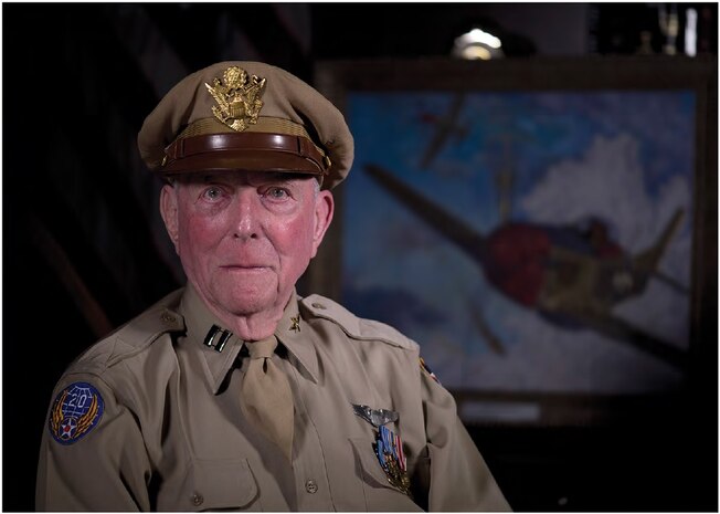 Captain (Ret.) Jerry Yellin is an Army Air Corps veteran who served between 1941 and 1945. Yellin enlisted two months after Pearl Harbor on his 18th birthday. (U.S. Air Force photo by Staff Sgt. Carlin Leslie) 
