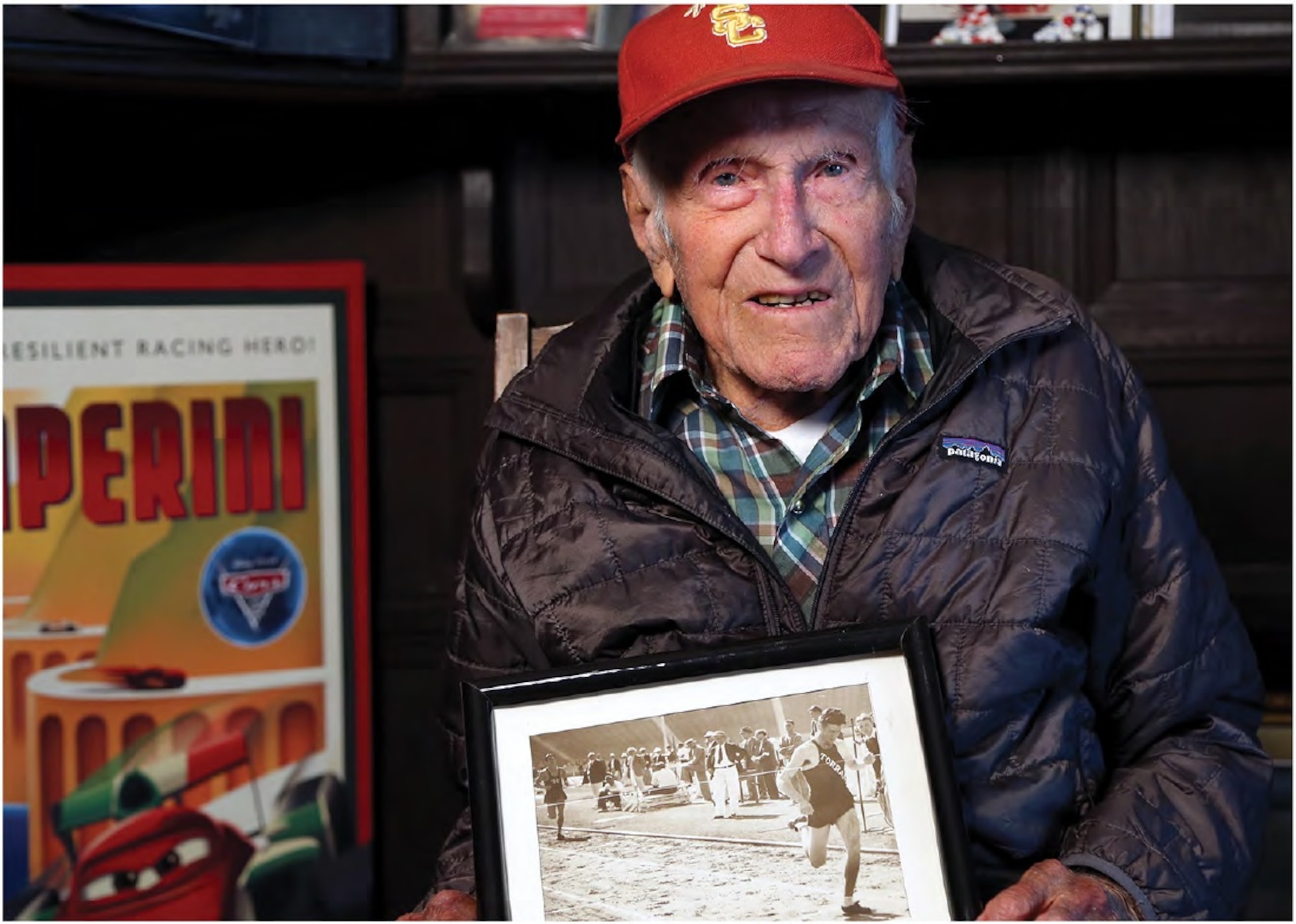 Captain (Sep.) Louis Zamperini was an Olympic distance runner, inspirational speaker and an Airman during World War II. (Photo by Matt Meindl)