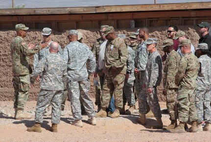 The 3rd Army Augmentation (3AA), Detachment 2, 76th Operational Response Command, based out of Shaw Air Force Base, South Carolina, conducted its Improvised Explosive Device (IED) awareness training during the unit’s mobilization training at Fort Bliss, Texas, May 11-12, 2016, prior to their departure.