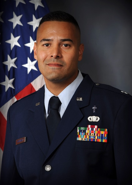 WRIGHT-PATTERSON AIR FORCE BASE, Ohio – Capt. Capt. Sonny Hernandez, 445th Airlift Wing chaplain, is the 445th Airlift Wing CGO of the Quarter, first quarter.