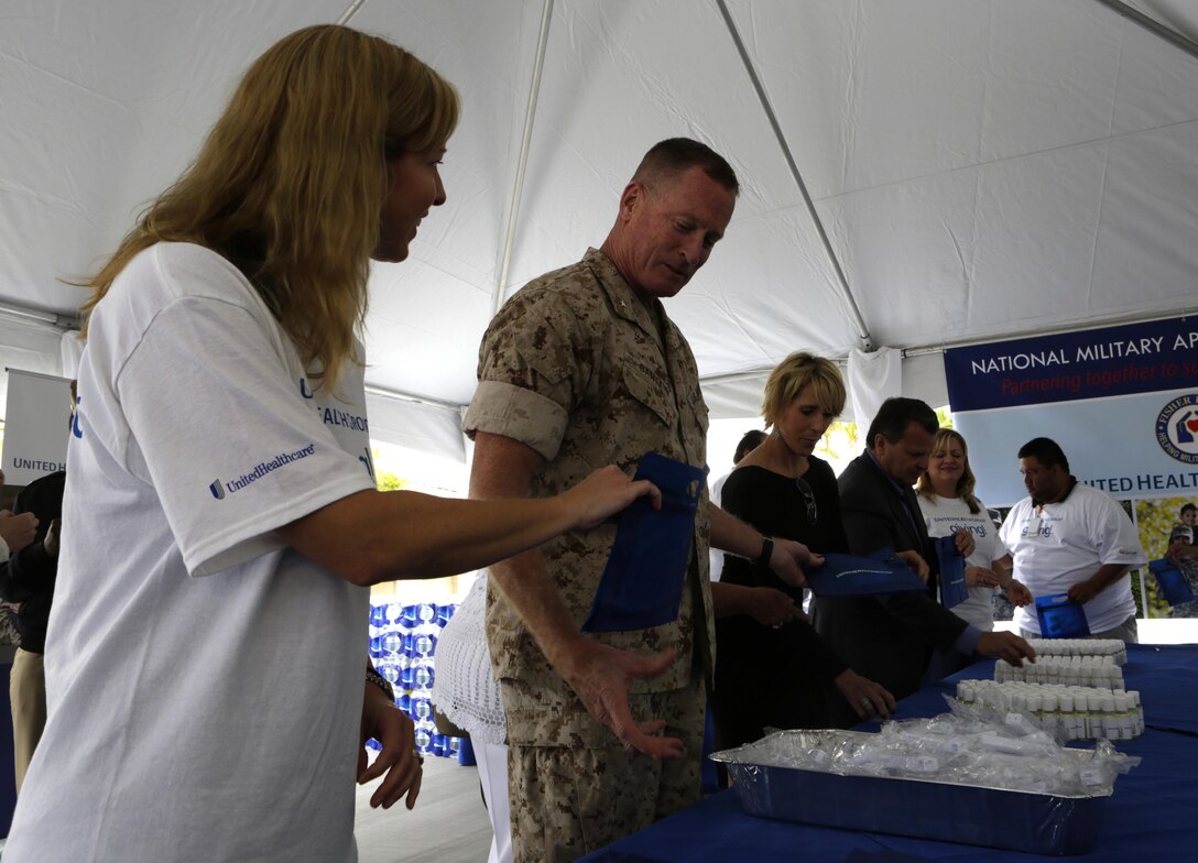 Camp Pendleton celebrates the Fisher House Camp Pendleton’s first year of service here, May 16, 2016. The Fisher House Camp Pendleton is a ‘home away from home’ for family members of service members receiving medical care at the Naval Hospital aboard Camp Pendleton providing a temporary free lodging so families can be close during a medical crisis. 