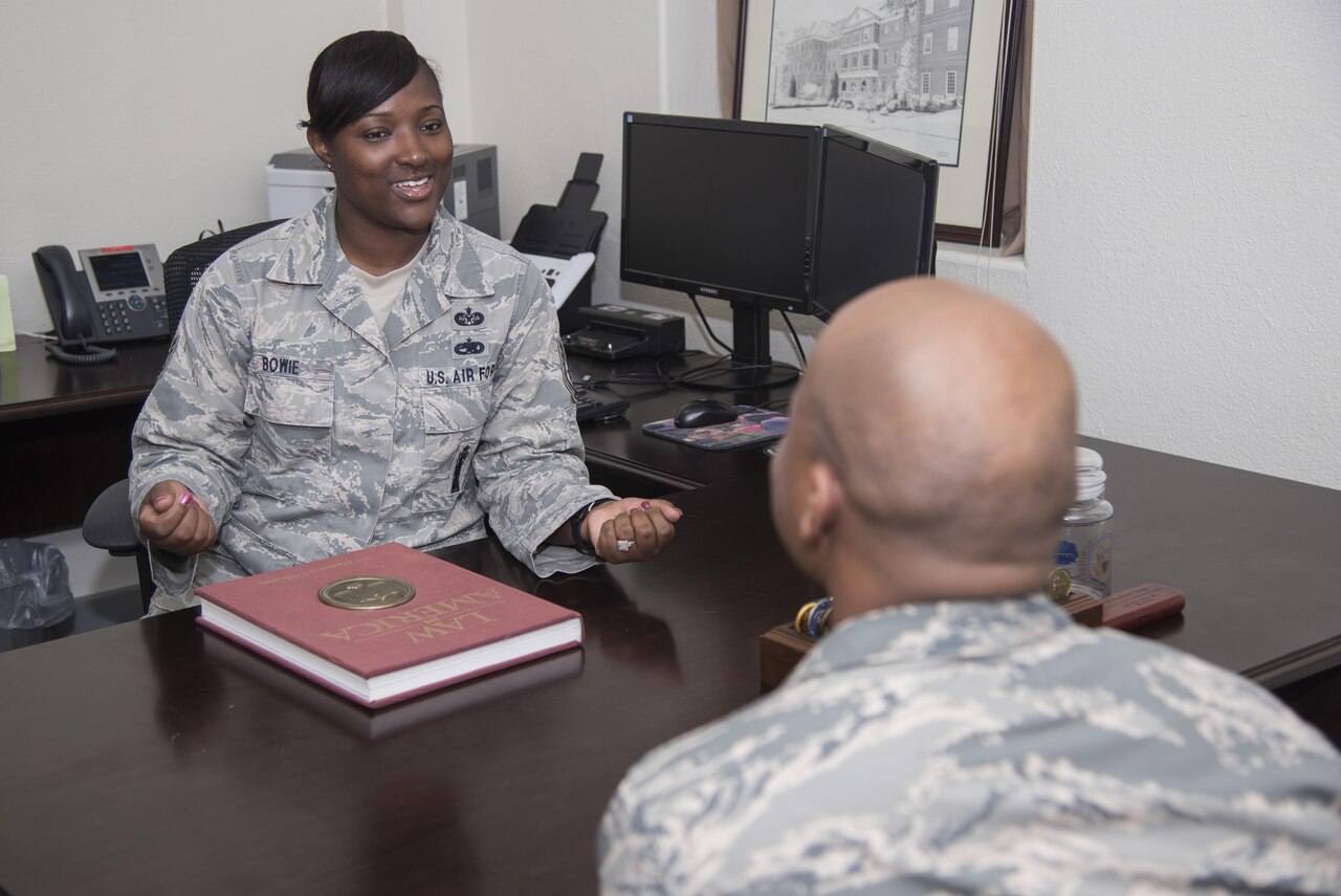Airman helps fellow military members navigate legal processes > U.S ...