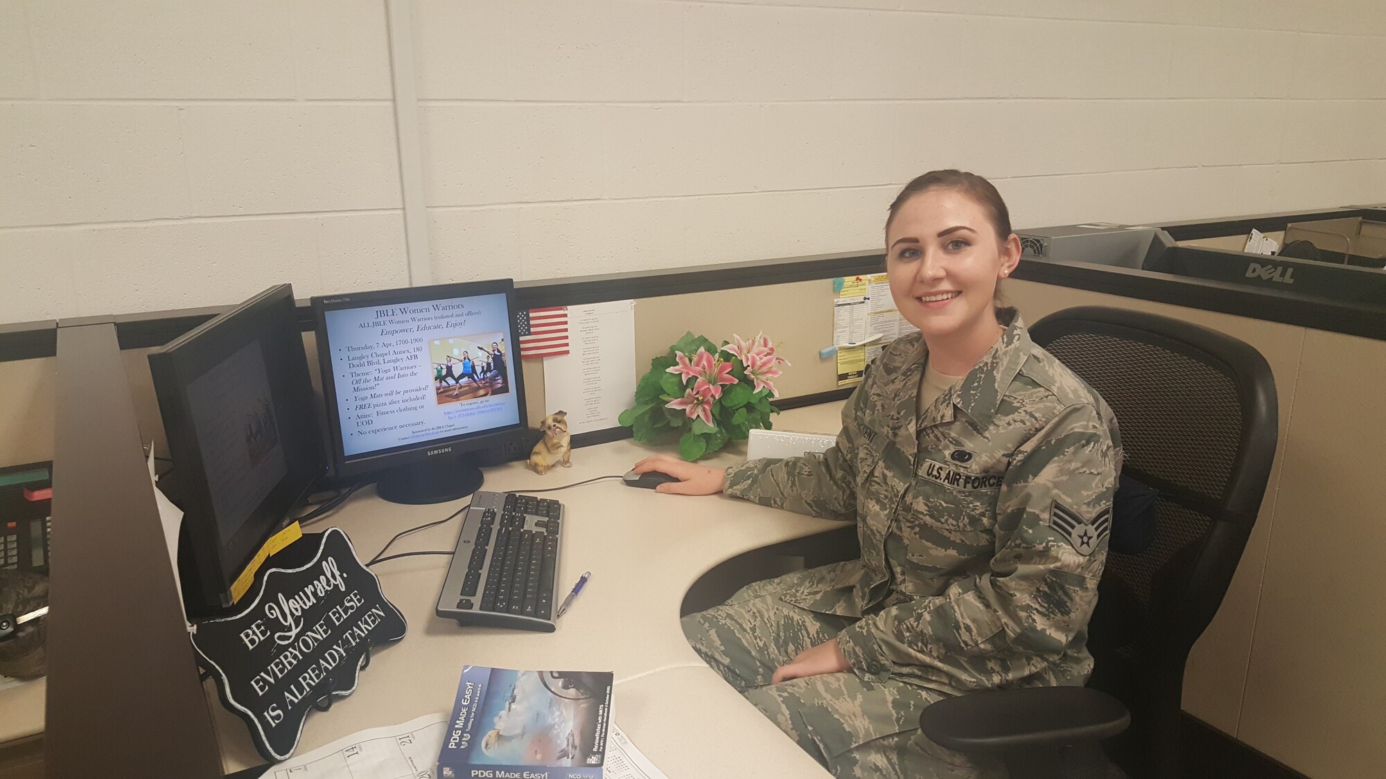 U.S. Air Force Senior Airman Katherine Vincent, a material management and equipment authorization journeyman assigned to the 440th Supply Chain Operations Squadron, is the Airmen Committed to Excellence's first Airman Spotlight recipient. Vincent has been in the Air Force for almost three years and is a native of Garden Valley, Idaho. (U.S. Air Force courtesy photo)