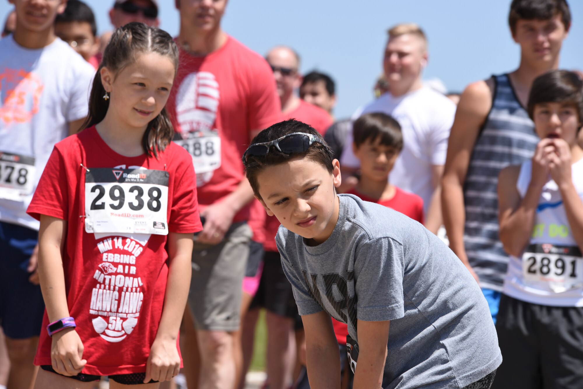 188th Wing unit members and their families celebrated Family Day May 14, 2016 at Ebbing Air National Guard Base, Ark. The day’s activities included a 5k Hawg Jawg fun run, youth fishing tournament, barbecue and live music. This annual event is designed to show appreciation to 188th Wing families for their support of the unit and its mission. (U.S. Air National Guard photo by Capt. Holli Nelson/Released)