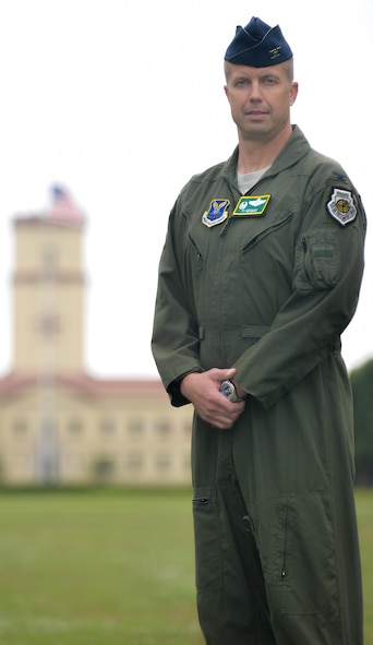 Col. Ty Neuman, 2nd Bomb Wing incoming commander, poses for a photo at Barksdale Air Force Base, La., May 18, 2016. Neuman, Ellsworth Air Force Base’s former vice commander, will assume command of the 2nd Bomb Wing during a change of command scheduled for May 20, 2016. (U.S. Air Force Photo / Senior Airman Mozer O. Da Cunha)