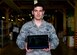 Senior Airman Tyler Wandtke, 31st Logistics Readiness Squadron aircraft parts store journeyman, used his passion for technology to create a program called Enterprise Solution Supply—also known as ESSential, which streamlines organization of collected data. Wandtke has equipped a single Airman to complete tasks usually suited for five personnel. (U.S. Air Force photo by Senior Airman Areca T. Bell/Released)