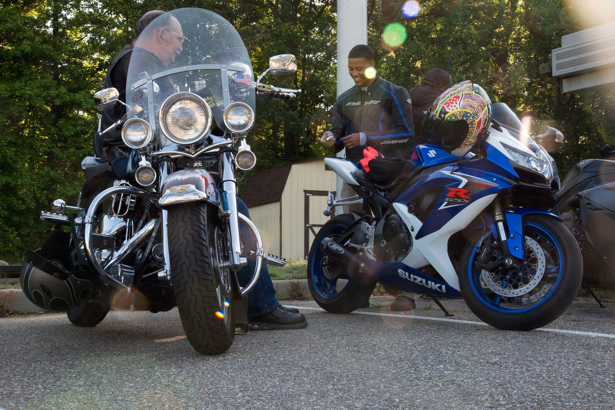 U.S. veterans and Service members gather for the conclusion of the Vietnam War 50th Anniversary Commemoration at Fort Eustis, Va., May 20, 2016. Over 70 motorcycle riders participated in the National Defenders Vietnam Memorial Ride. (U.S. Air Force photo by Senior Airman Kristina LaCoste)