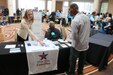 Army Reserve Soldiers and their Family members visit various service vendors during the yellow ribbon reintegration program event at the Tyson’s Corner, Va. Sheraton Hotel, May 6-8, 2016. The event came prior to deployment of the Army Reserve Soldiers of the 313th Movement Control Battalion, and was designed to prepare airmen and their spouses for stresses and possible needs that can arise during a deployment.