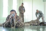 160523-N-WI365-097 ULAANBAATAR, Mongolia (May 23, 2016) - Members of the Mongolian Armed Forces simulate performing basic medical skills while under fire as part of Khaan Quest 2016. Khaan Quest 2016 is an annual, multinational peacekeeping operations exercise hosted by the Mongolian Armed Forces, co-sponsored by U.S. Pacific Command, and supported by U.S. Army Pacific and U.S. Marine Corps Forces, Pacific. Khaan Quest, in its 14th iteration, is the capstone exercise for this year’s Global Peace Operations Initiative program. The exercise focuses on training activities to enhance international interoperability, develop peacekeeping capabilities, build to mil-to-mil relationships, and enhance military readiness. 