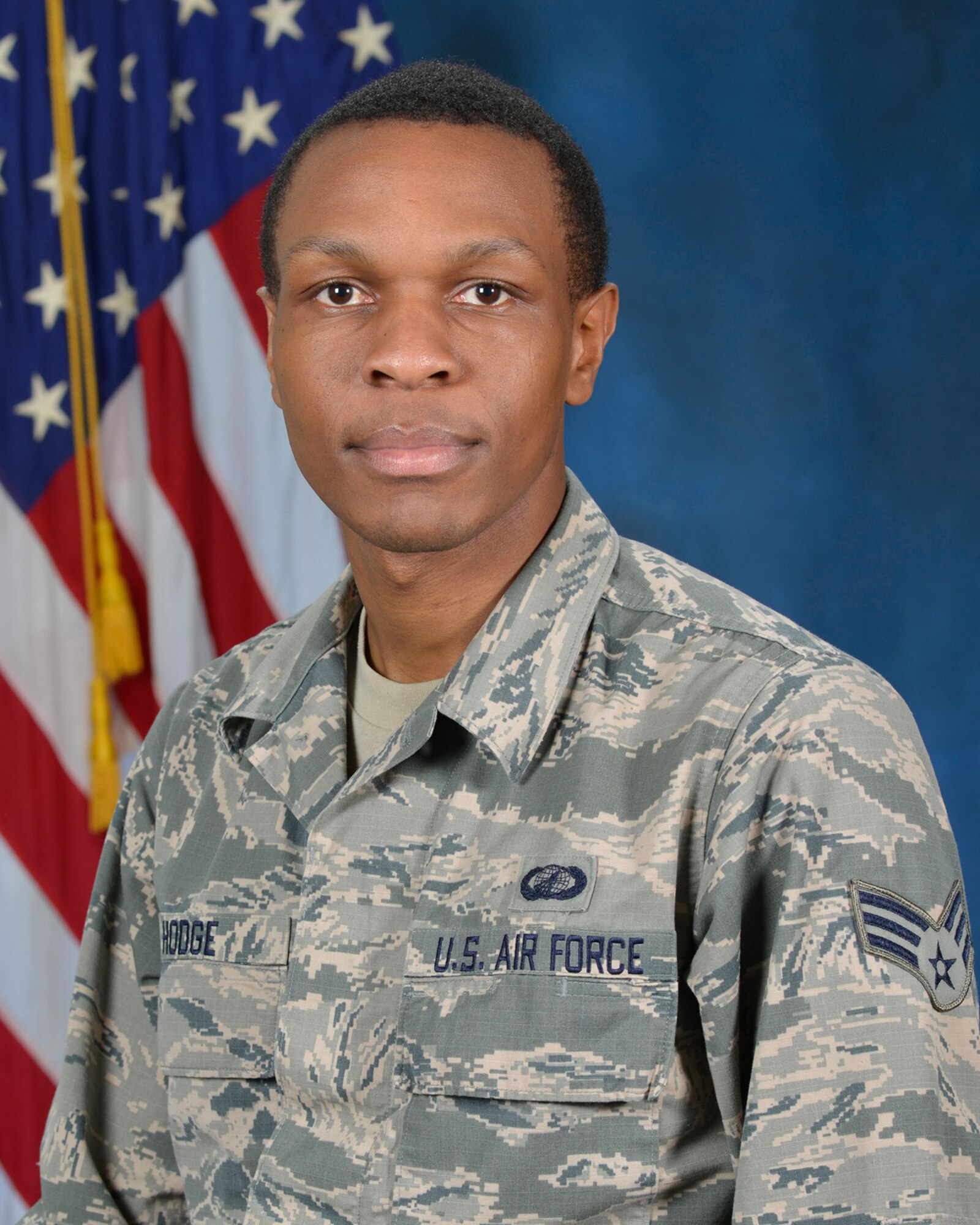 Senior Airman Justin R. Hodge, Contracting Directorate, Hanscom AFB, Mass. (U.S. Air Force photo by Linda LaBonte Britt)