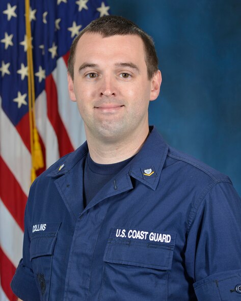 Petty Officer Third Class Steven A. Collins, Cutter Albacore, U.S. Coast Guard, Connecticut. (U.S. Air Force photo by Linda LaBonte Britt)