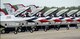 Members of the U.S. Air Force Air Demonstration Squadron, perform pre-flight checks during the 2016 Shaw Air Expo and open house, “Thunder Over the Midlands,” at Shaw Air Force Base, S.C., May 21. The Thunderbirds perform numerous aerial demonstration throughout the world in over 60 countries. (U.S. Air Force photo by Airman 1st Class Christopher Maldonado)