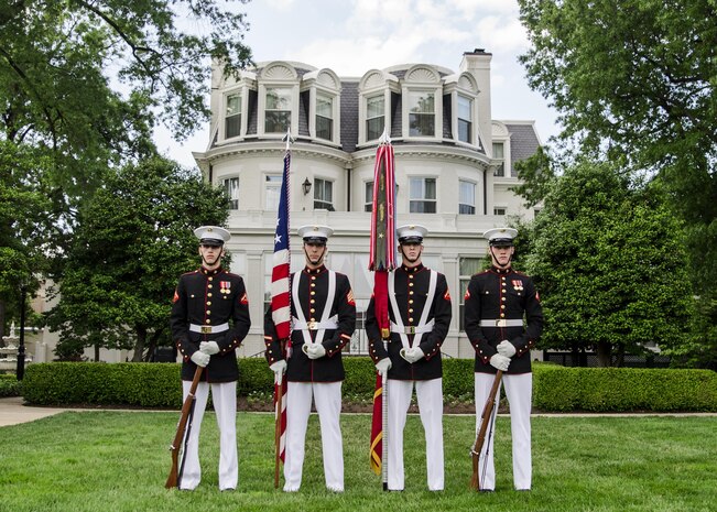 United States Marine Corps Color Guard