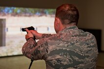 Minot Air Force Base, N.D., observed National Police Week from May 15-20. During Police Week, various events ranging from a flag football tournament, a simulated 9mm pistol shoot, a ruck march around base, a 5k memorial run and a top cop challenge, where different security forces unit’s on base were able to show off their skills of what their unit brings to the table. Police Week ended with a ceremony paying homage to those lost in the line of duty. (U.S. Air Force photo/Airman 1st Class J.T. Armstrong)