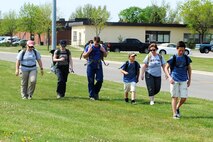 Minot Air Force Base, N.D., observed National Police Week from May 15-20. During Police Week, various events ranging from a flag football tournament, a simulated 9mm pistol shoot, a ruck march around base, a 5k memorial run and a top cop challenge, where different security forces unit’s on base were able to show off their skills of what their unit brings to the table. Police Week ended with a ceremony paying homage to those lost in the line of duty. (U.S. Air Force photo/Senior Airman Kristoffer Kaubisch)