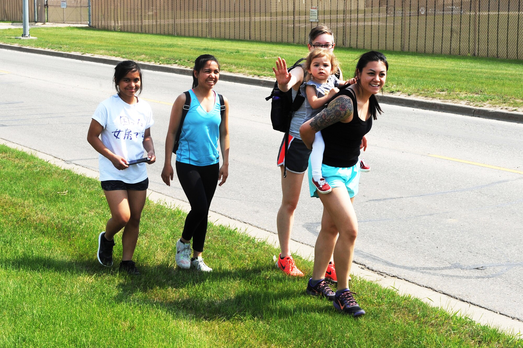 Minot Air Force Base, N.D., observed National Police Week from May 15-20. During Police Week, various events ranging from a flag football tournament, a simulated 9mm pistol shoot, a ruck march around base, a 5k memorial run and a top cop challenge, where different security forces unit’s on base were able to show off their skills of what their unit brings to the table. Police Week ended with a ceremony paying homage to those lost in the line of duty. (U.S. Air Force photo/Senior Airman Kristoffer Kaubisch)