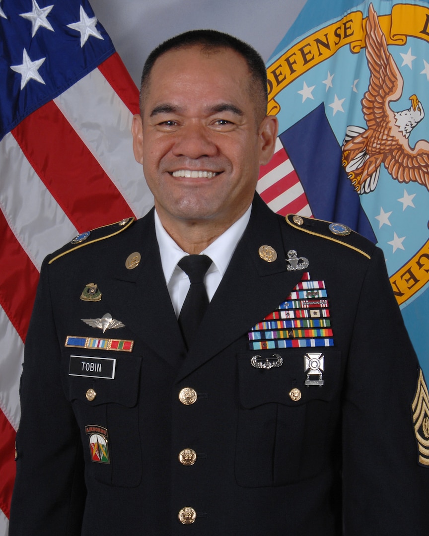 Army Command Sgt. Maj. Charles Tobin is DLA's senior enlisted advisor.