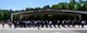 Chief Master Sgt. Jeffrey Herold, 80th Aerial Port Squadron operations superintendent, reminds members to embrace the wingman concept and take care of one another during the 2nd Annual Port Dawg Memorial Run May 15, 2016 on Dobbins Air Reserve Base, Georgia. The one-mile run is in honor of their fallen, both on and off the battlefield. During National Defense Transportation week, aerial port squadrons across the U.S. Air Force take this time to pay respect to those in their career field who have made the ultimate sacrifice. (U.S. Air Force photo/Master Sgt. James Branch)