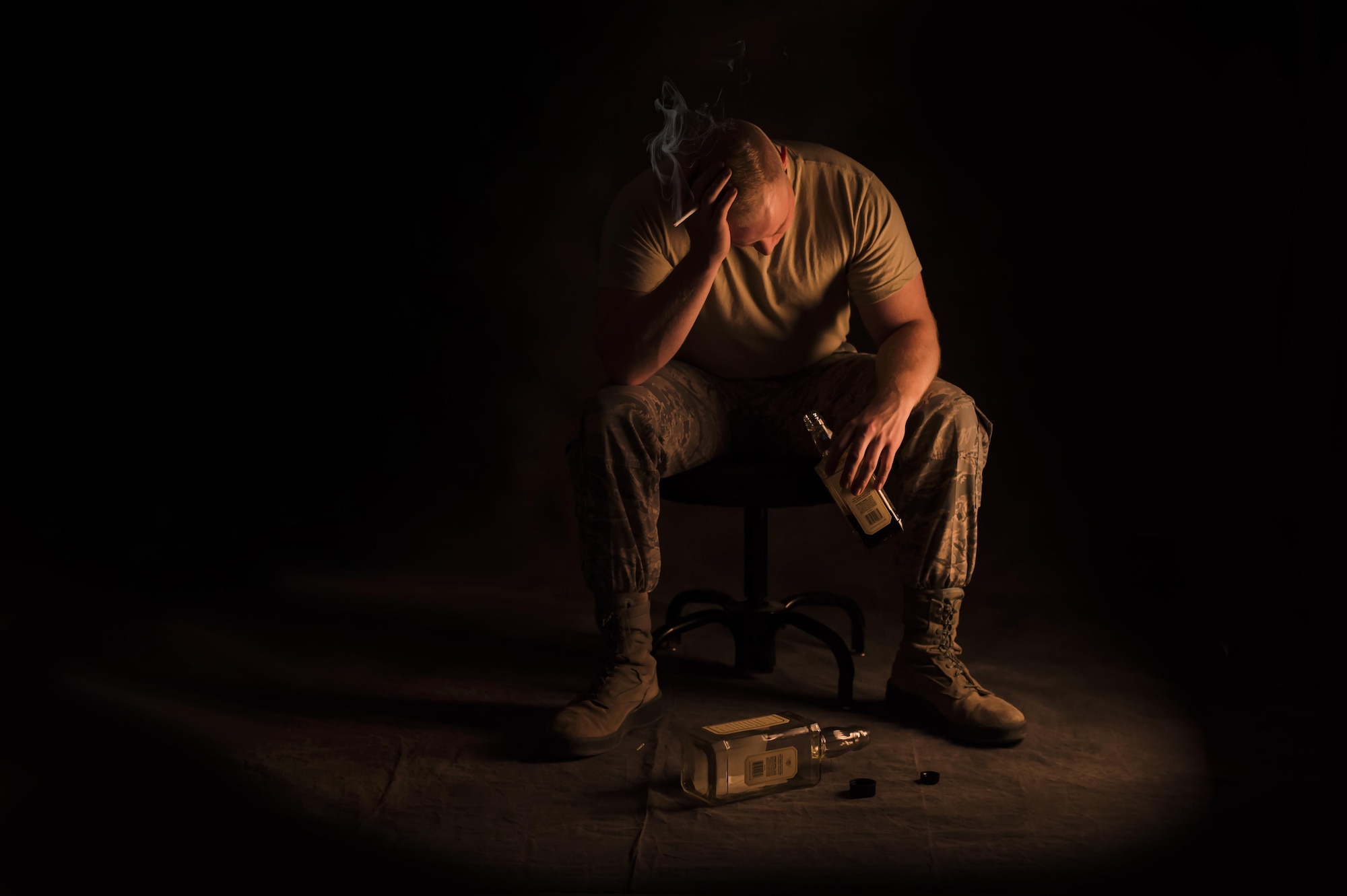 There are many options available to Airmen who are going through a rough time. Seek out a chaplain, a Military Family Life Consultant at the Airman and Family Readiness Center or call the National Suicide Prevention Lifeline at 1 (800) 273-8255. “Admitting to yourself that you need help is one of the most difficult but beneficial things you could do,” said Airman 1st Class Alexander, a 49th Medical mental health technician at Holloman Air Force Base, N.M. “Remember that suicide doesn’t end the pain, it just passes it off to someone else.” (Last names are being withheld due to operational requirements. U.S. Air Force illustration by Senior Airman Aaron Montoya)