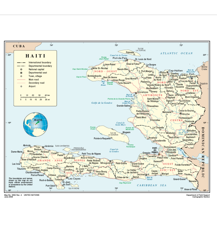 Haiti No. 3855 Rev.4 United Nations June 2008