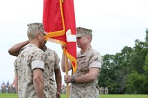 Col. Michael L. Carter assumed command of Chemical Biological Incident Response Force (CBIRF), U.S. Marine Corps Forces Command (MARFORCOM),  from Col. Stephen E. Redifer during a change of command ceremony aboard Naval Support Facility Indian Head, Md., May 18, 2016. Carter thanked Redifer for his outstanding work with CBIRF and said he was thankful for the opportunity to take command of the Nation’s premier chemical, biological, radiological, nuclear and high-yield explosives (CBRNE) consequence management and incident response force in readiness. (U.S. Marine Corps by Sgt. Jonathan S. Herrera/Released)