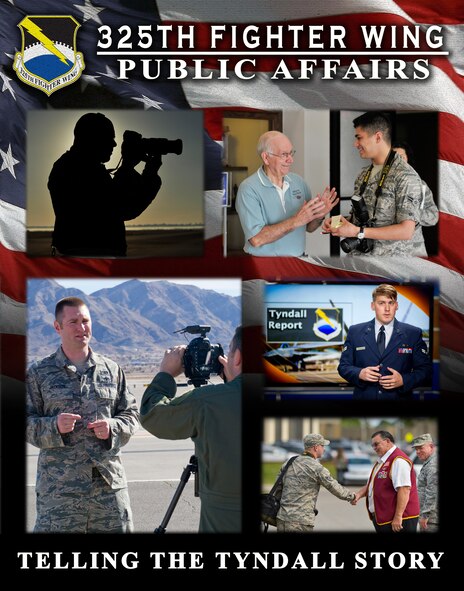 The 325th Fighter Wing Public Affairs poster. (U.S. Air Force graphic by Senior Airman Alex Fox Echols III)