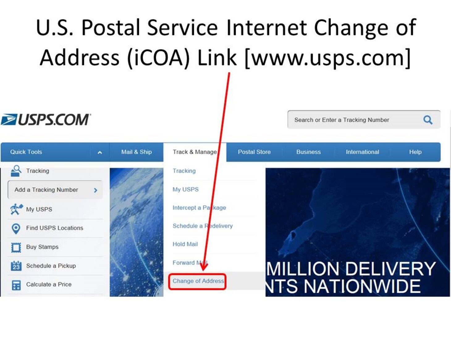 USPS Tracking Links - Display Old Information