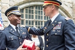 Newly commissioned 2nd Lt. Alix Schoelcher Idrache, became the Maryland Army National Guard's first United States Military Academy, also known as West Point, graduate on May 21, 2016. Idrache, originally from Haiti, graduated at the top of his class in physics and will attend Army Aviation school at Fort Rucker, Alabama.
