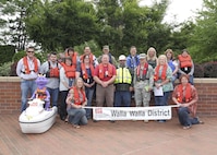 Employees with the U.S. Army Corps of Engineers, Walla Walla District, show their support for the North American Safe Boating Campaign ‘Wear your lifejacket to work,’ on May 20, 2016. Statistics show that 89 percent of those who drown at USACE lakes and rivers were not wearing a life jacket. Life jackets should be your family’s closest companions as you enjoy the water this summer.
‘Wear your life jacket to work’ is designed to get people talking about boating safety and show that if you can wear it at work, it’s just as easy to pop it on when on the water to have a fun and safe time. Photo by Jennifer McFadden Allen