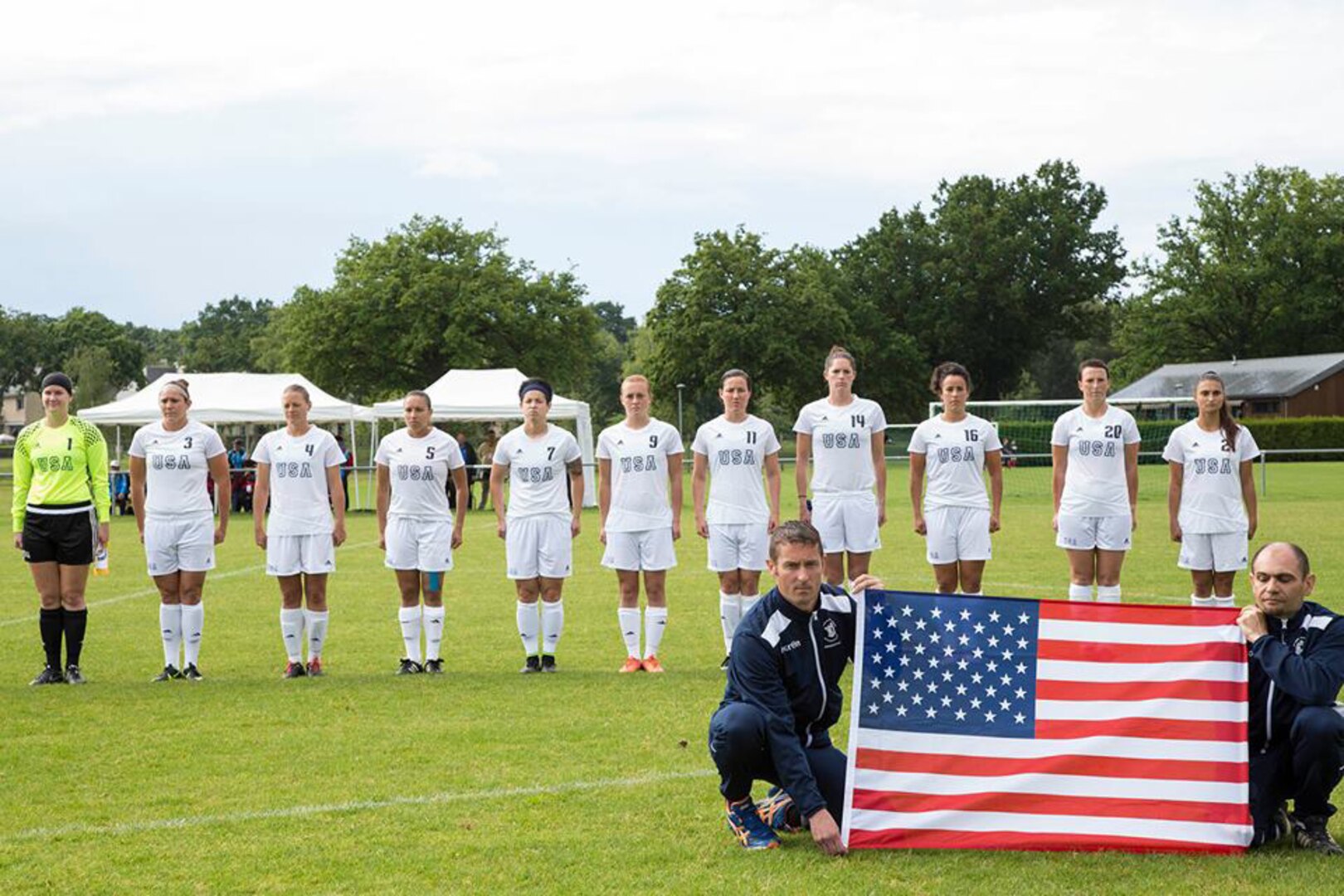 USA faces Germany in opening match of CISM Womens Football Cup