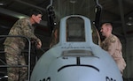 U.S. Army Gen. Joseph L. Votel, Commander, United States Central Command speaks with a A-10 Thunderbolt II pilot at Incirlik Air Base, Turkey during a visit on May 23, 2016.  