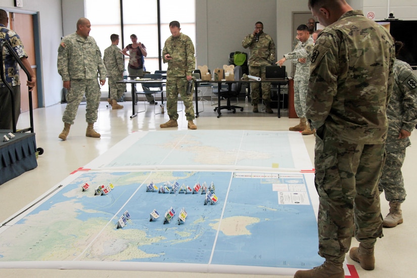 76th ORC EPLO/CMPO and 9th MSC participated in a DSCA briefing 101 and executed a table top exercise before hurricane season in Hawaii and American Samoa in order to talk through immediate and deliberate response procedures.