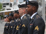 U.S. Army Reserve Soldiers served as part of the 99th Regional Support Command’s Rifle Team May 30 during the Memorial Day ceremony at the Intrepid Sea, Air & Space Museum in Manhattan. The team provided a 21-gun salute in honor of all those service members who have given their lives in service to the United States of America.