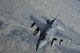 An F-16 Fighting Falcon approaches the boom of a KC-135 Stratotanker during a refueling mission, Oct. 28, 2016, at an undisclosed location within the Central Command Area of Responsibility. Airmen of the 379th Air Expeditionary Wing watched this refueling mission during an incentive flight, organized to show how their job plays a vital role in supporting the flying mission. (U.S. Air Force Photo by Senior Airman Cynthia A. Innocenti)

