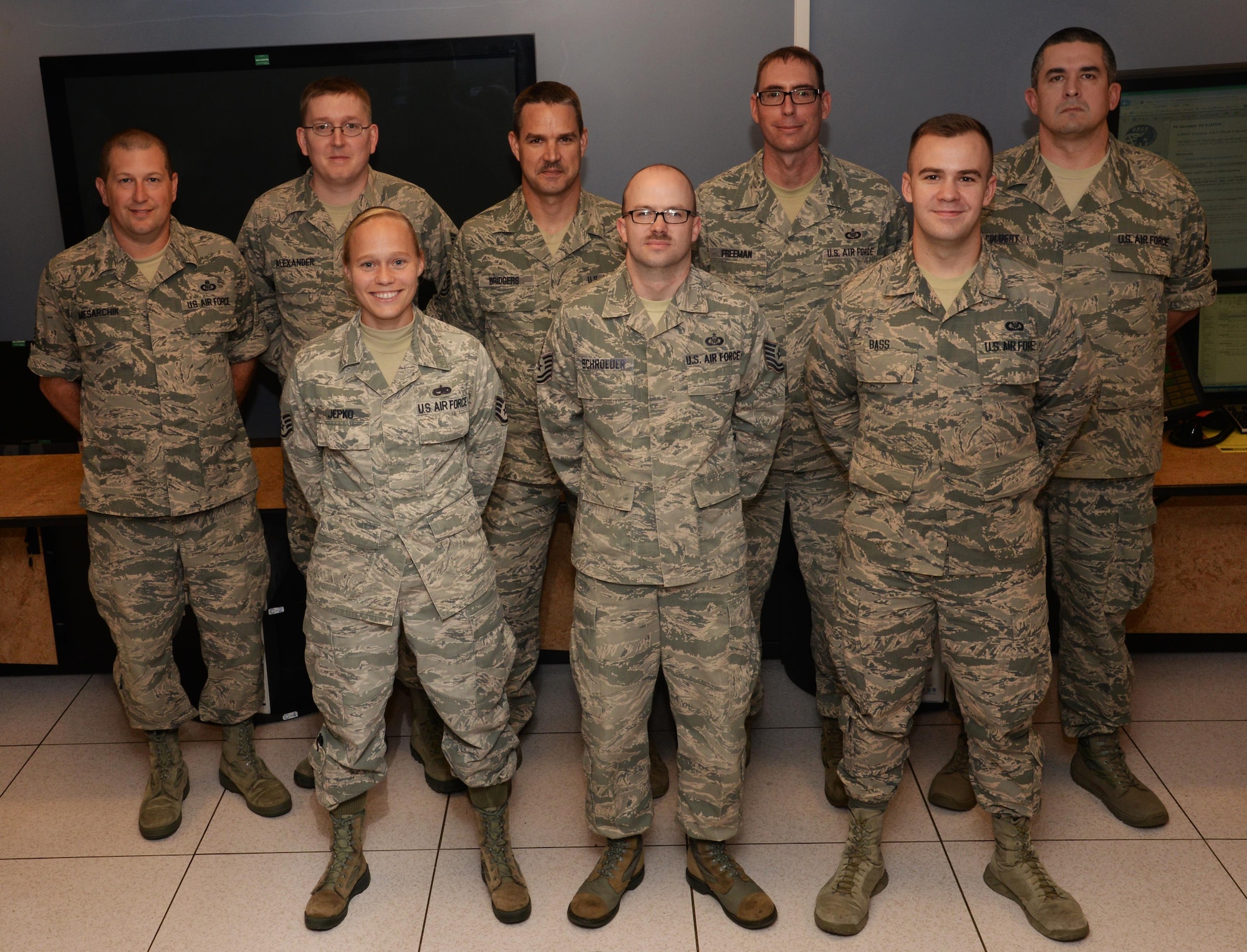 The Maxwell command post combines active duty, Reserve, Air National Guard and civil service into one fighting force to better fulfil the 42nd Air Base Wing and 908th Airlift Wing’s missions. The command post implemented the total-force program in 2011, utilizing Airmen from both the active duty and reserve wings on the base. (U.S. Air Force photo/ Senior Airman Alexa Culbert)