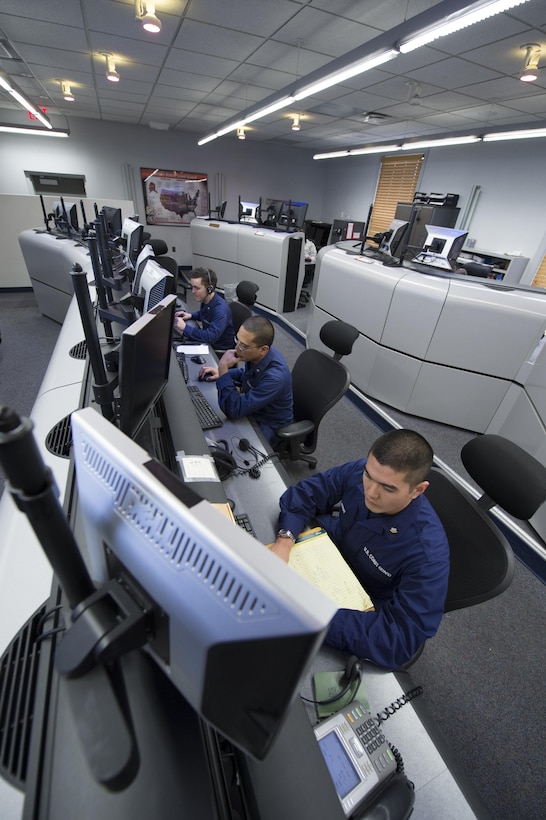 The Coast Guard's Cyber Strategy emphasizes three strategic priorities: Defending Cyberspace, Enabling Operations, and Protecting Infrastructure. (U.S. Coast Guard photo by Petty Officer 2nd Class Etta Smith)