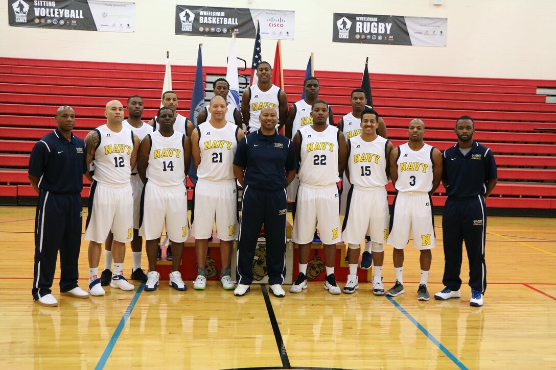 U.S. All-Navy Men's Basketball Team.  The 2016 Armed Forces Men's Basketball Championship held at MCB Quantico, Va. from 1-7 November.  The best two teams during the doubel round robin will face each other for the 2016 Armed Forces crown.  