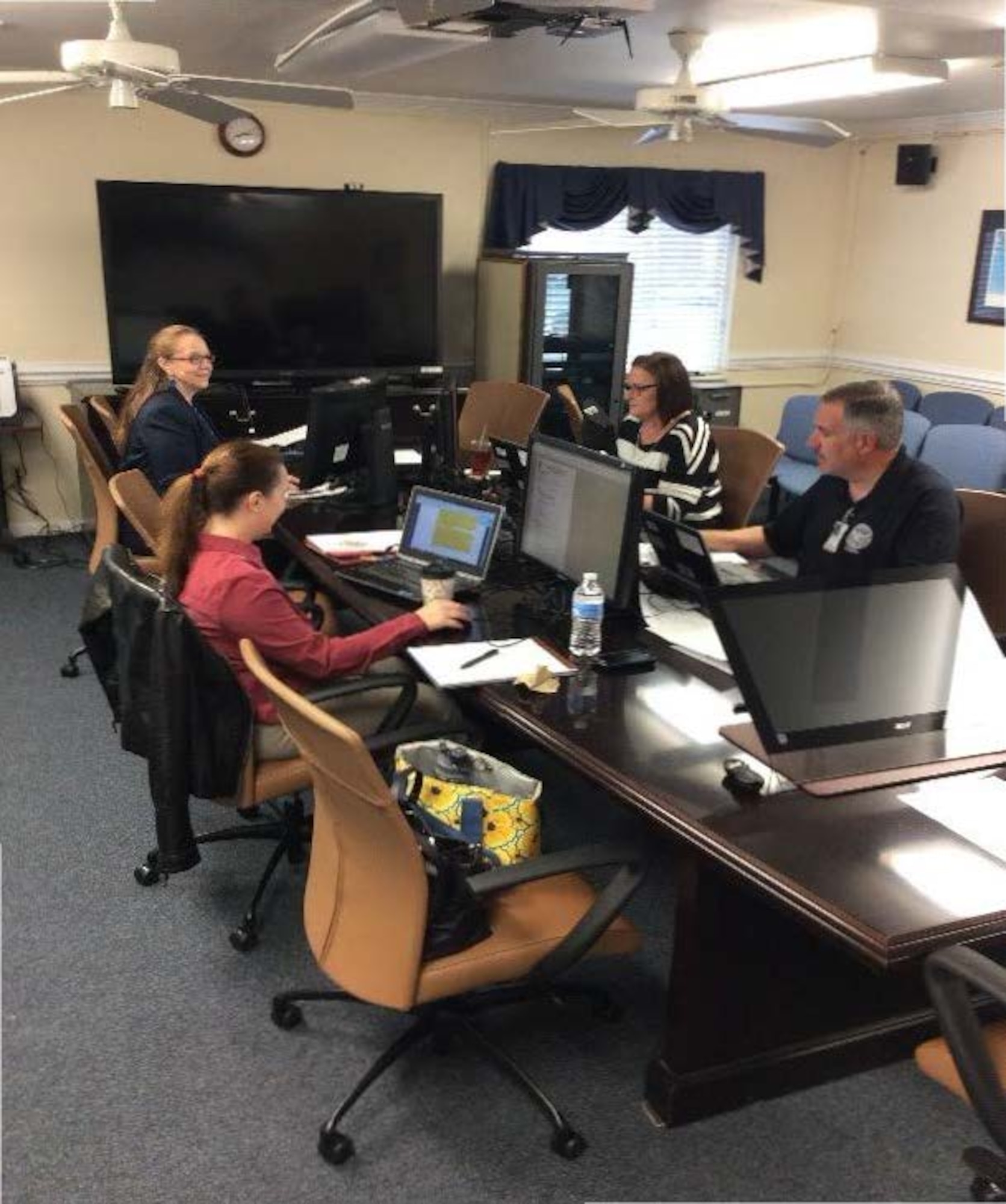 Members from the law enforcement assessor community volunteered to conduct the Air Force Special Investigation Academy's three-day self-assessment. USAFSIA is pursuing its third re-accreditation from the Federal Law Enforcement Training Accreditation Board. (U.S. Air Force photo courtesy USAFSIA)   