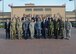 Adm. Cecil D. Haney (front row, center), U.S. Strategic Command (USSTRATCOM) commander; Vice Adm. Charles A. Richard (front row, fourth from left), USSTRATCOM deputy commander; and other senior command leaders host representatives from the U.K. and Canada for exercise Global Thunder 17 at Offutt Air Force Base, Neb., Oct 28, 2016. More than 20 representatives from the U.K. and Canada traveled to the command’s headquarters for the exercise and discussions on continuing collaboration in exercise and real-world operations. The U.K. team was led by Operations Director for the U.K. Ministry of Defence Air Vice Marshal Edward Stringer (front row, fifth from right); and the Canadian team was led by Canadian Armed Forces Director General for Cyberspace Brig. Gen. Frances Allen (front row, fourth from right). Hosting these international participants supports USSTRATCOM’s priority to build, support and sustain partnerships with allies to confront challenges with agility and innovation. (USSTRATCOM photo by Steve Cunningham)