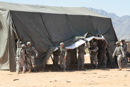 More than 145 Soldiers of the 379th Chemical Company (CM CO) out of Arlington, Ill. participated in the Army Warfighting Assessment Exercise held at Fort Bliss, Texas, Oct. 17-30, 2016.
The Army Warfighting Assessment is the Chief of Staff of the Army’s capstone event for Force 2025 Maneuvers that provides the Army a venue to achieve “Triple Payoff” objectives, which include Training Readiness, Future Force Development, and Joint/Multinational Interoperability in a resource-constrained environment.