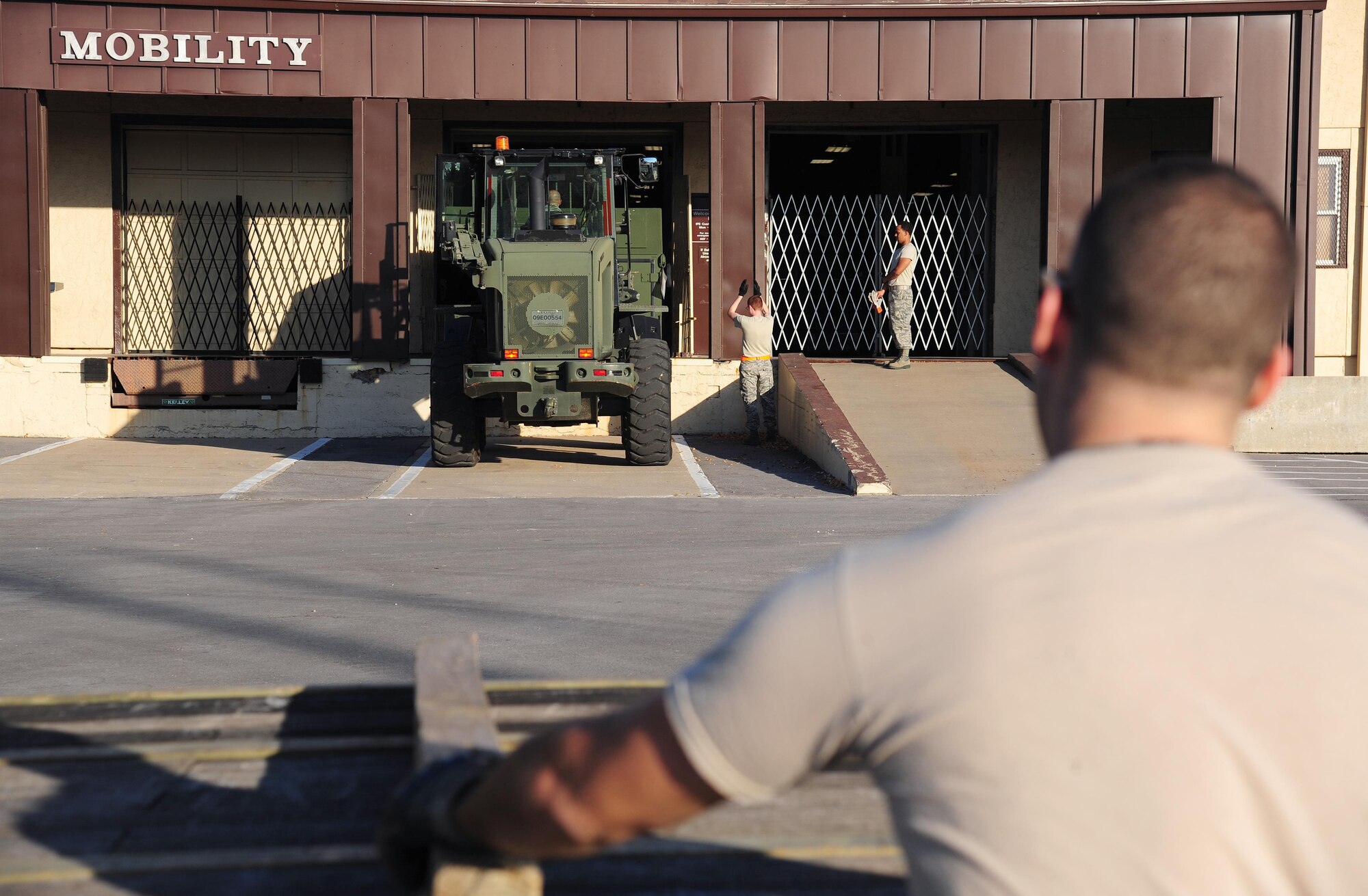 Airmen from the 509th Logistics Readiness Squadron prepare crates containing personal protective equipment to be processed and weighed during exercise Global Thunder 17 (GT17)at Whiteman Air Force Base, Mo., Oct. 24, 2016.  U.S. Strategic Command conducts global operations in coordination with other combatant commands, services, and appropriate U.S. government agencies to deter, detect and, if necessary, defeat strategic attacks against the United States and its allies.
(U.S. Air Force photo by Senior Airman Joel Pfiester)
