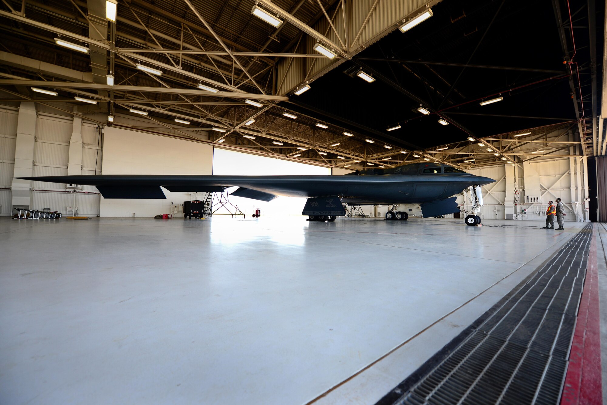 U.S. Air Force crew chiefs, assigned to the 509th Aircraft Maintenance Squadron, talk with pilots during pre-flight operations at Global Thunder 17, Whiteman Air Force Base, Mo., Oct. 27, 2016. Global Thunder is an annual command and control exercise designed to train U.S. Strategic Command forces and assess joint operational readiness.
U.S. Strategic Command forces are on watch 24/7, conducting operations to deter and detect strategic attack against the United States and our allies.
(U.S. Air Force photo by Tech. Sgt. Andy Kin)
