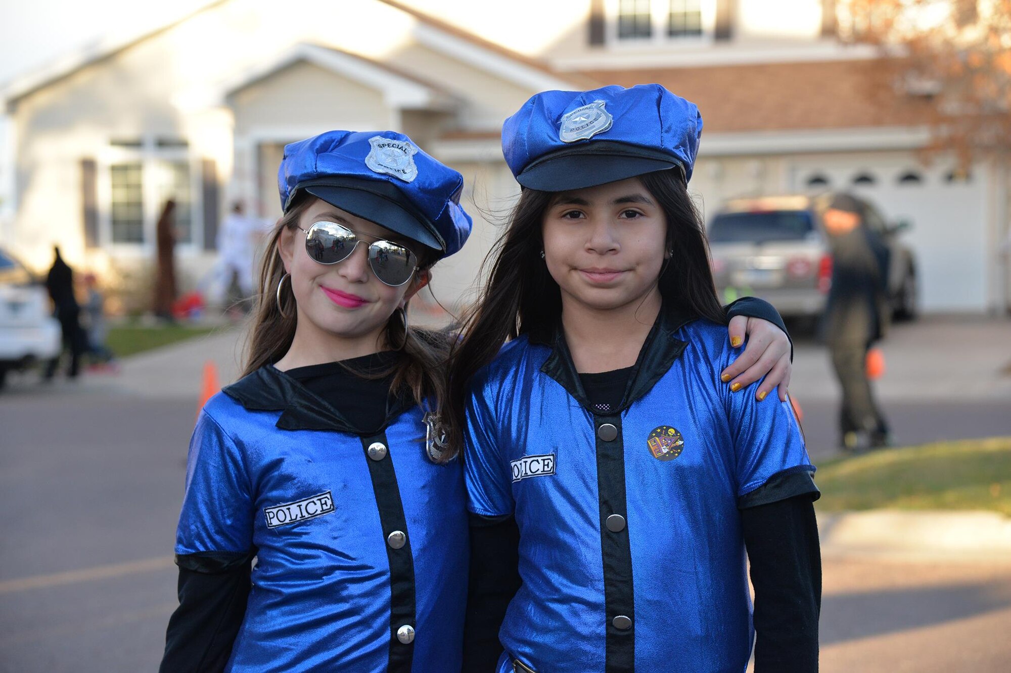 Airmen and family members celebrated Halloween Oct. 31, 2016, at Malmstrom Air Force Base, Mont. Team Malmstrom trick-or-treated while dressed up in an array of costumes. The base provided a hay ride, food, beverages and candy for all of the attendees. (U.S. Air Force photo/Airman 1st Class Daniel Brosam)