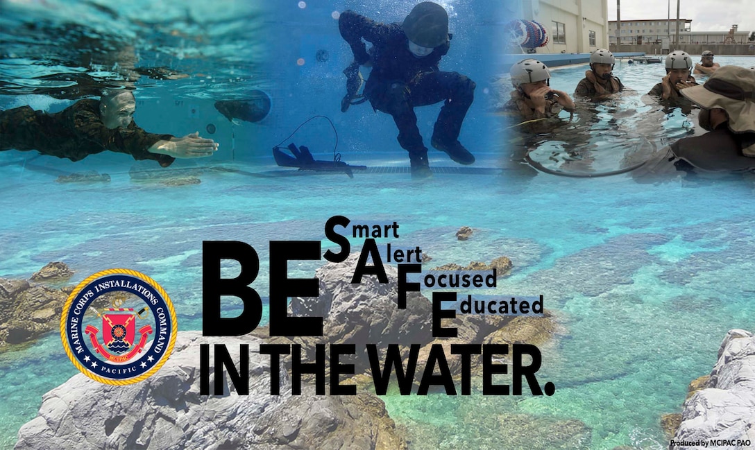 The islands of Okinawa have some of the most beautiful beaches, diving or snorkeling spots, and waters in the world. Service members and their families need to recognize how to enjoy these wonders safely and responsibly, however, as drowning is one of the most prominent causes of death of Status of Forces Agreement personnel on Okinawa. (U.S. Marine Corps Photo Illustration by Cpl. Brittany A. James/ Released) 